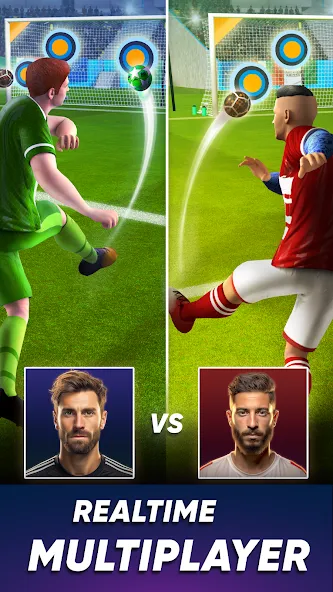 SOCCER Kicks - Stars Strike 24 (ФУТБОЛ Киксы) [МОД Бесконечные монеты] Screenshot 1