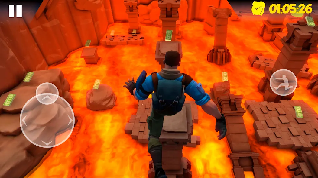Hot Lava Floor: Urban Escape (Хот Лава Флор) [МОД Все открыто] Screenshot 3