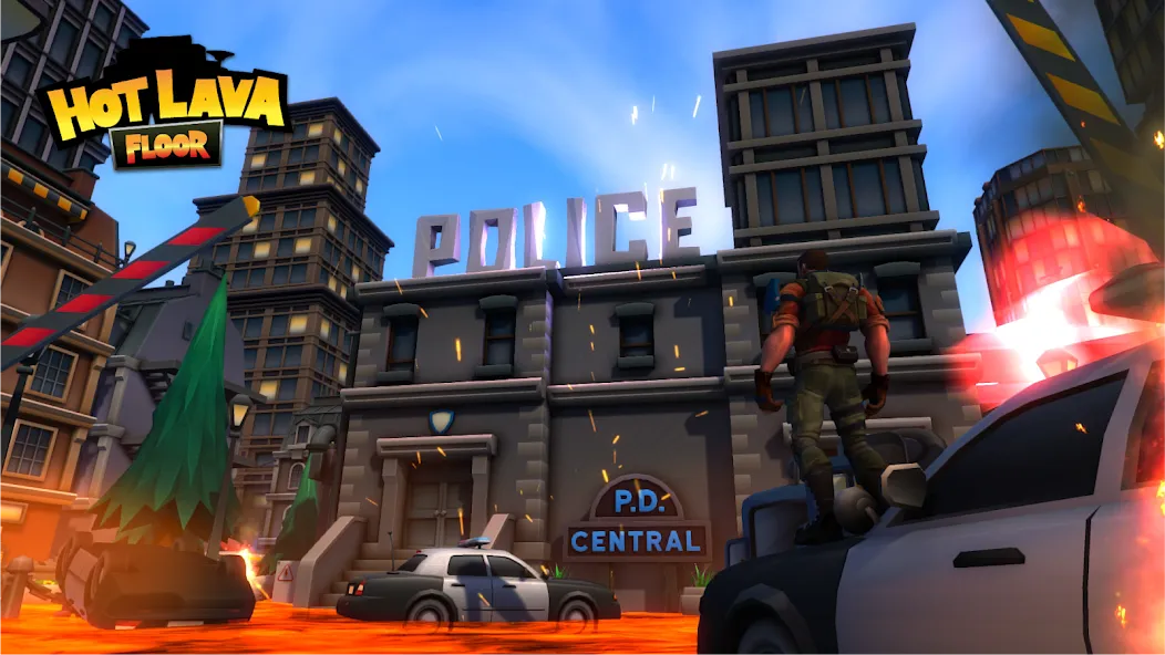 Hot Lava Floor: Urban Escape (Хот Лава Флор) [МОД Все открыто] Screenshot 4