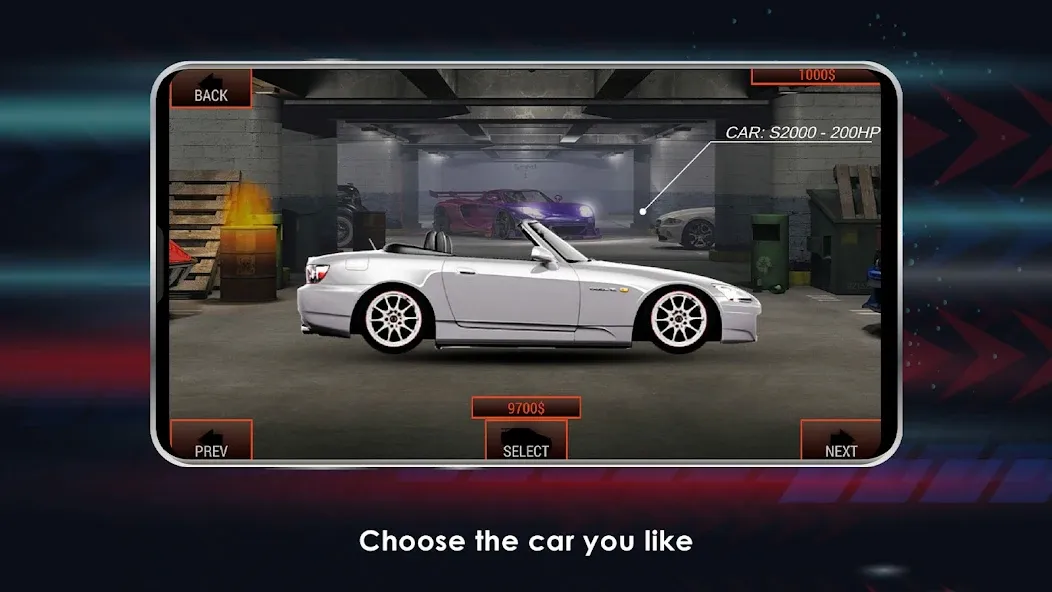 Japan Drag Racing (Драгрейсинг в Японии) [МОД Бесконечные деньги] Screenshot 1