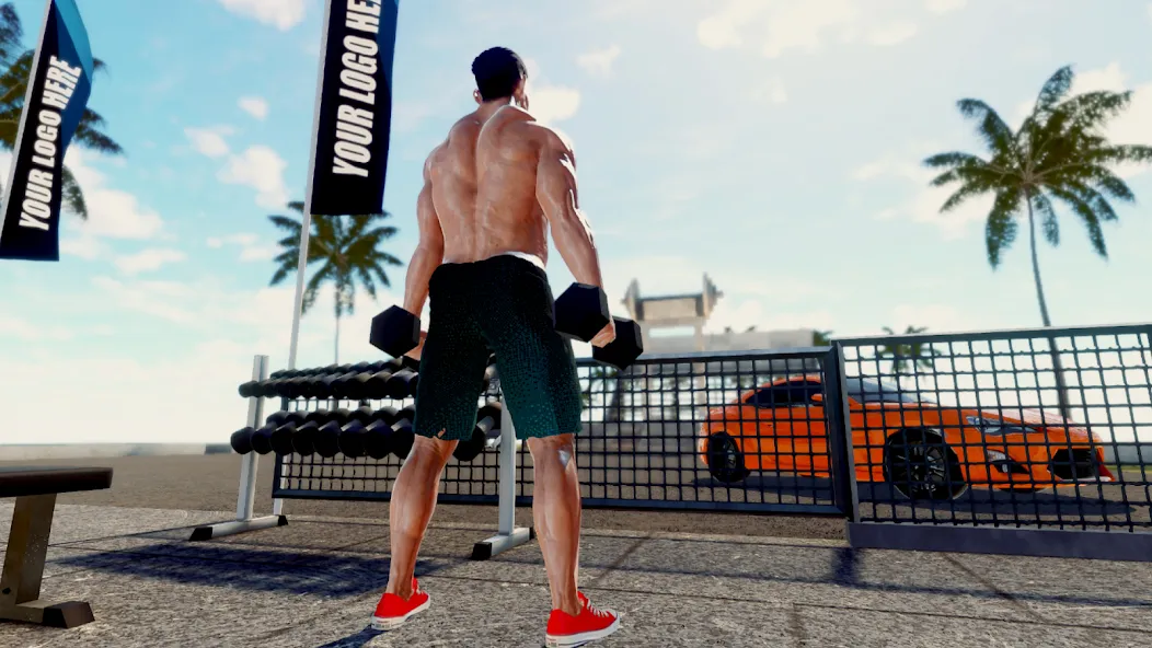 Iron Muscle IV - GYM simulator (Айрон Масл АйВи) [МОД Бесконечные монеты] Screenshot 2