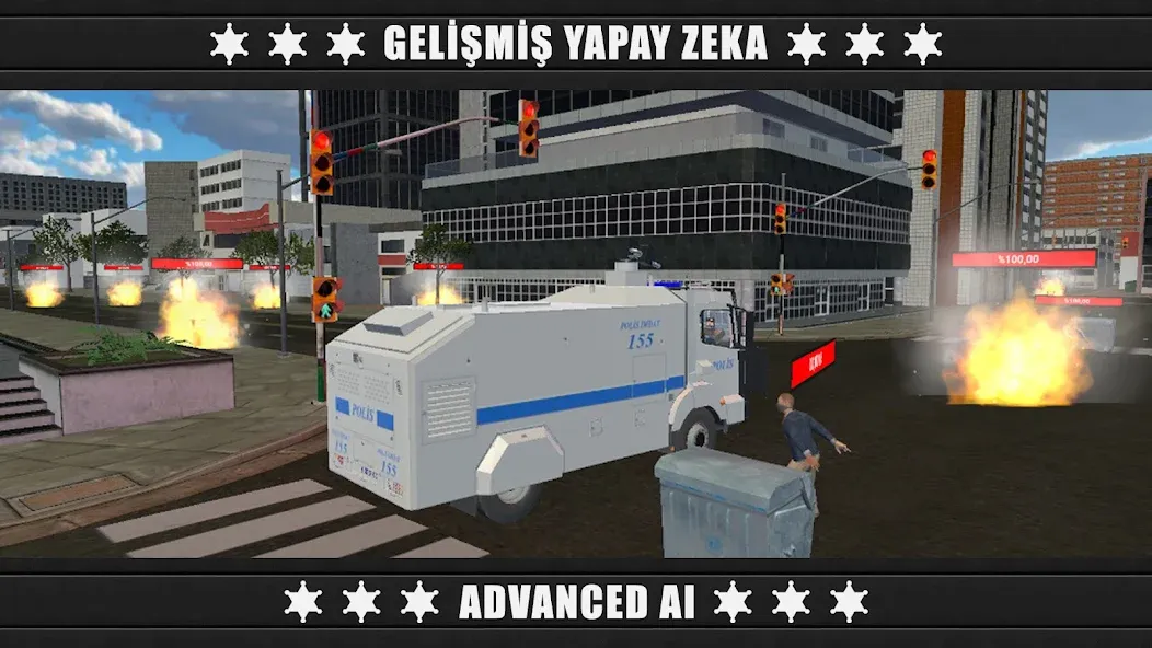 Vazife Polis Çevik Kuvvet 2024 (Организация беспорядков) [МОД Unlimited Money] Screenshot 4