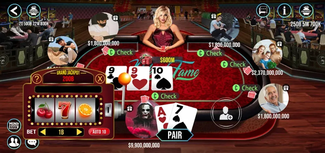 POKER FAME (ПОКЕР ФЕЙМ) [МОД Unlimited Money] Screenshot 3