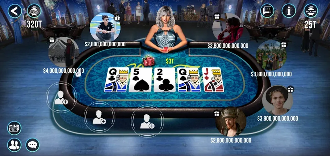 POKER FAME (ПОКЕР ФЕЙМ) [МОД Unlimited Money] Screenshot 4