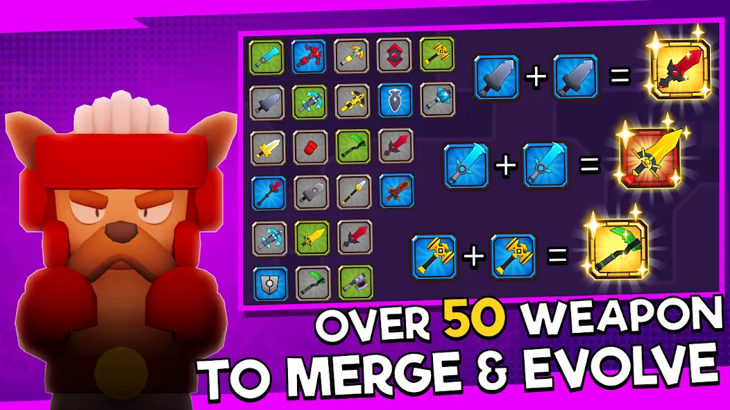 Hybrid Clash: Mini Auto PVP (Хибрид Клаш) [МОД Unlimited Money] Screenshot 3