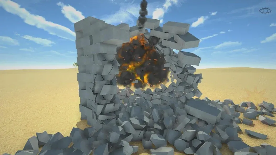 Destruction simulator sandbox [МОД Много монет] Screenshot 2