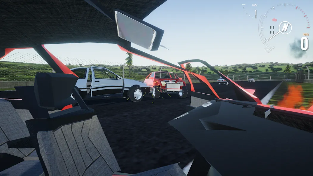 Destructive Car Race Generator (Деструктивный Генератор Гоночных Автомобилей) [МОД Menu] Screenshot 4