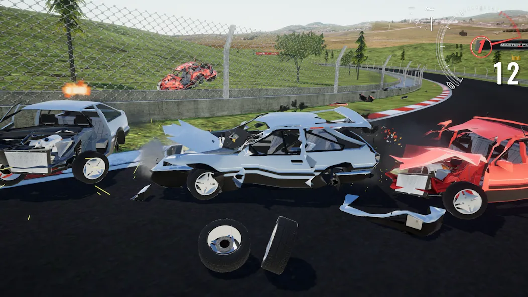 Destructive Car Race Generator (Деструктивный Генератор Гоночных Автомобилей) [МОД Menu] Screenshot 5