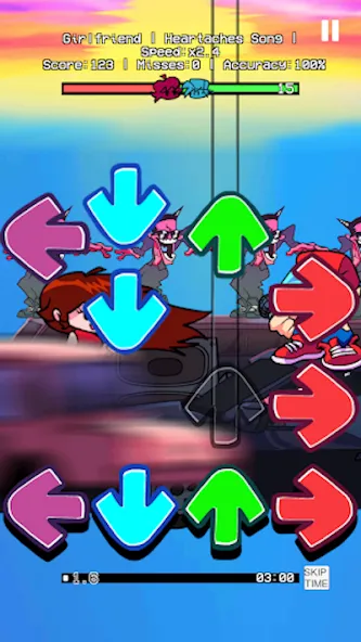 GF Heartbreaker Funk Battle (мод против девушки ФФ) [МОД Бесконечные деньги] Screenshot 2