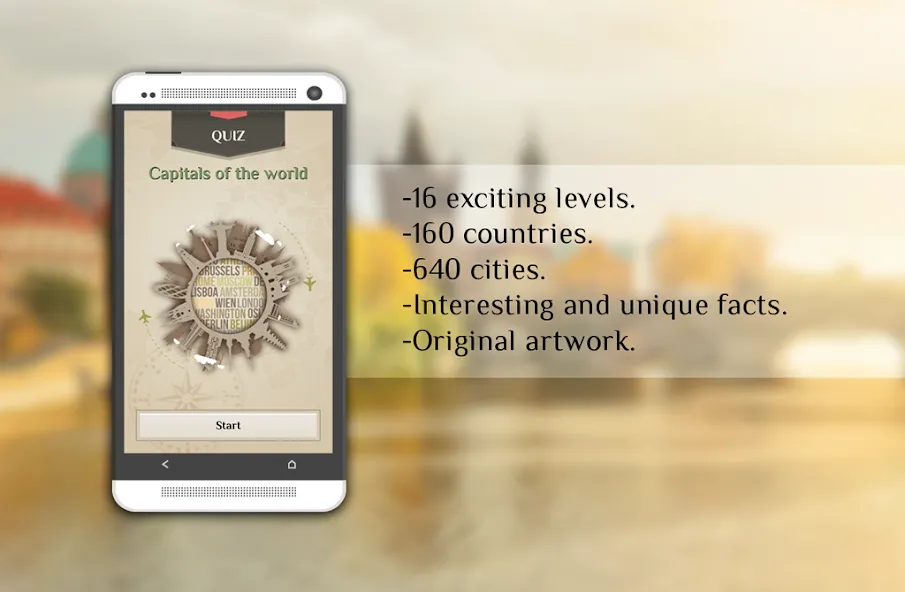 Quiz-Capitals of the world [МОД Unlocked] Screenshot 1