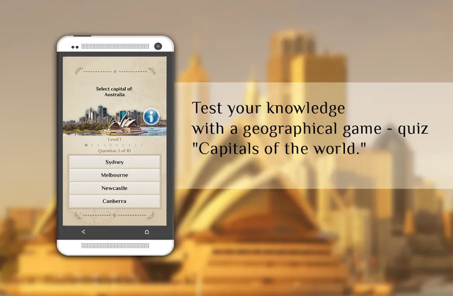 Quiz-Capitals of the world [МОД Unlocked] Screenshot 2