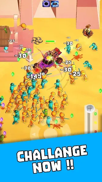 Tires & Fires: Zombie Survival [МОД Mega Pack] Screenshot 1