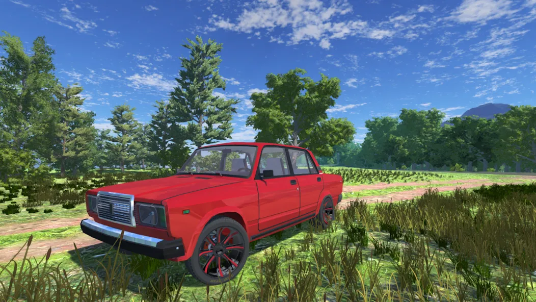 Russian Car Lada 3D [МОД Много денег] Screenshot 2