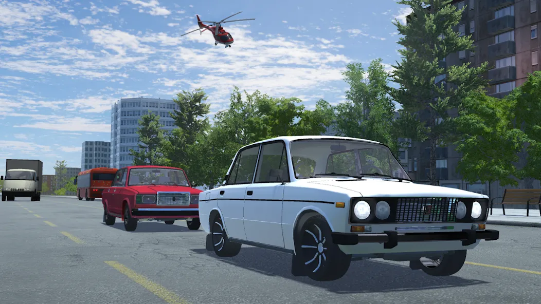 Russian Car Lada 3D [МОД Много денег] Screenshot 3