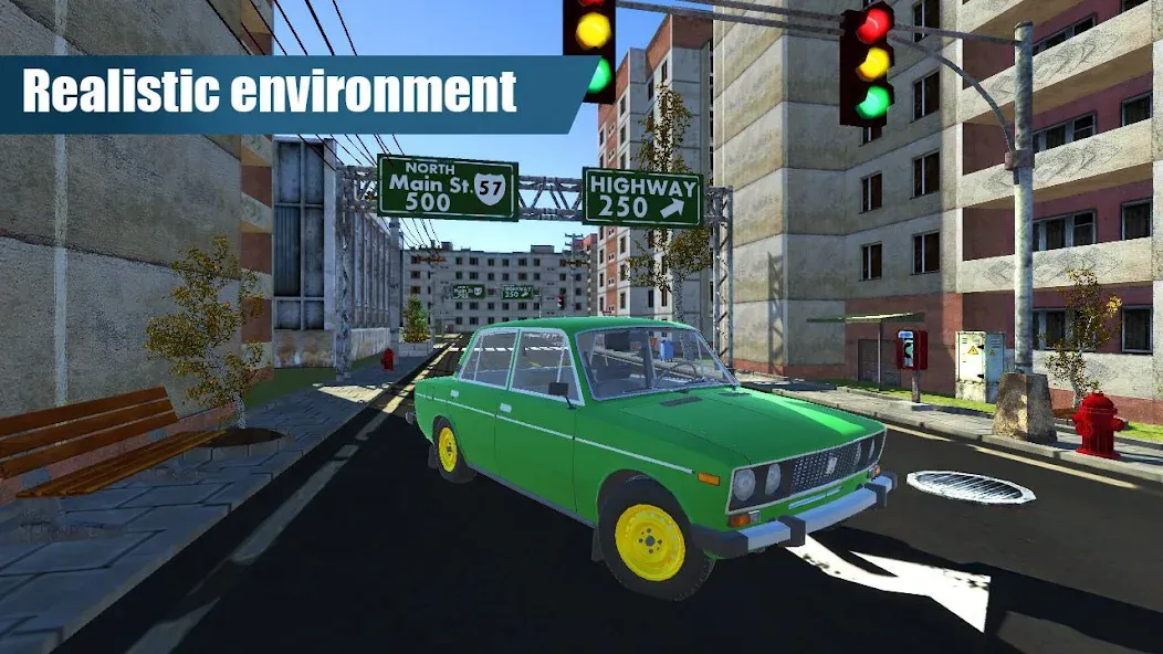 Russian Cars - USSR Version [МОД Бесконечные монеты] Screenshot 1