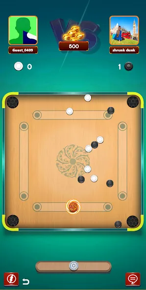 Carrom Board Clash : Pool game (Карром борд пул игра) [МОД Бесконечные монеты] Screenshot 2