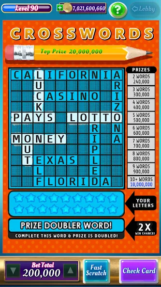 Scratch Off Lottery Casino (Скретч Офф Лотерейное Казино) [МОД Много монет] Screenshot 5