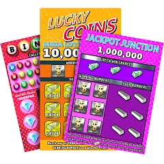Скачать взлом Scratch Off Lottery Casino (Скретч Офф Лотерейное Казино)  [МОД Много монет]