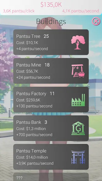 WAIFU CLICKER Sexy Anime Girls (УАЙФУ КЛИКЕР) [МОД Много денег] Screenshot 4