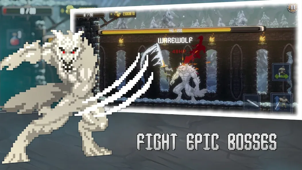 Deathblaze Action Platformer (Смертельное пламя Экшен Платформер) [МОД Меню] Screenshot 2