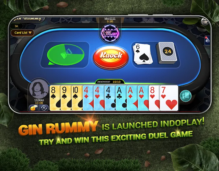 Indoplay-Capsa Domino QQ Poker (Индоплэй) [МОД Меню] Screenshot 3