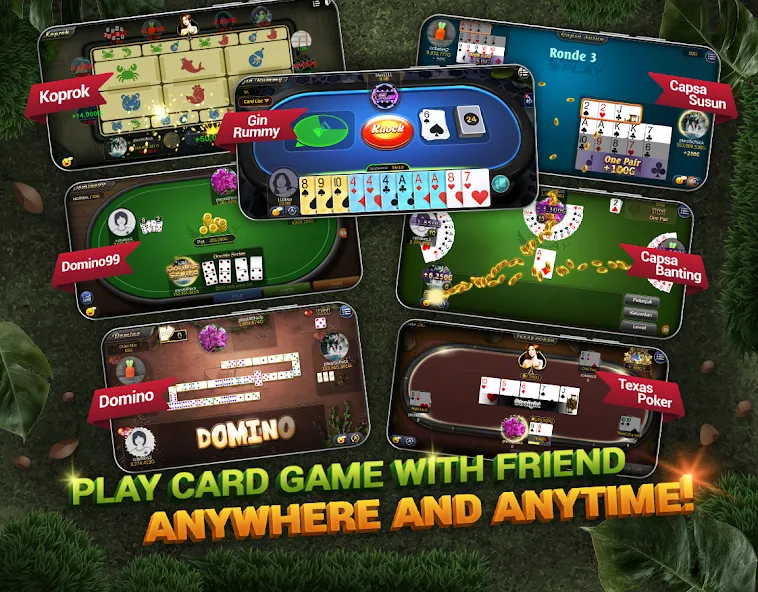 Indoplay-Capsa Domino QQ Poker (Индоплэй) [МОД Меню] Screenshot 4