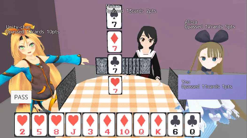 Sevens card game (Севенс карточная игра) [МОД Меню] Screenshot 2