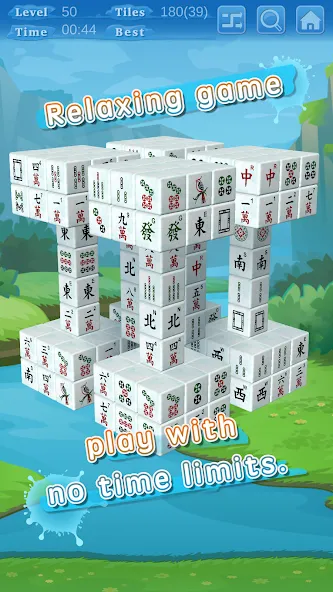 Stacker Mahjong 3D (Стаккер Маджонг 3Д) [МОД Mega Pack] Screenshot 4