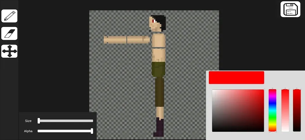 Alien Ragdoll Creator (Эйлиен Рэгдолл Криэйтор) [МОД Unlocked] Screenshot 2