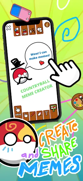 Countryball Potato Mayhem (Кантрибол Потето Мейхем) [МОД Бесконечные деньги] Screenshot 4
