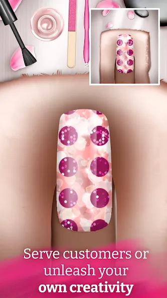 Nail Art Fashion Salon Game [МОД Бесконечные деньги] Screenshot 3