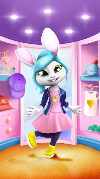 Bu Bunny - Cute pet care game [МОД Много денег] Screenshot 5