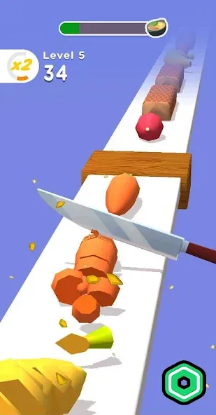 Super Slices Robux Roblominer (упер Слайсес Робукс Робломайнер) [МОД Mega Pack] Screenshot 2