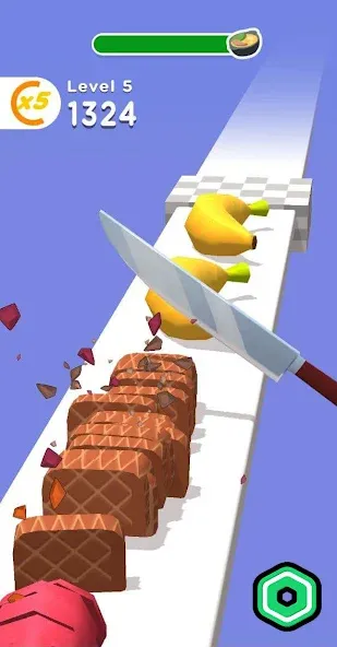 Super Slices Robux Roblominer (упер Слайсес Робукс Робломайнер) [МОД Mega Pack] Screenshot 4