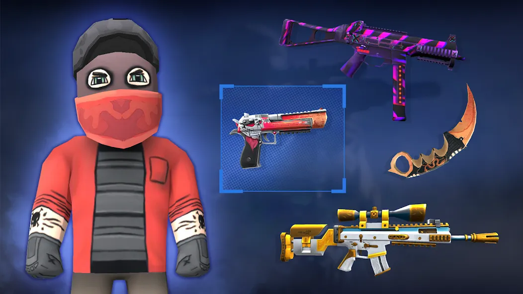 KUBOOM 3D: FPS Shooting Games [МОД Меню] Screenshot 3