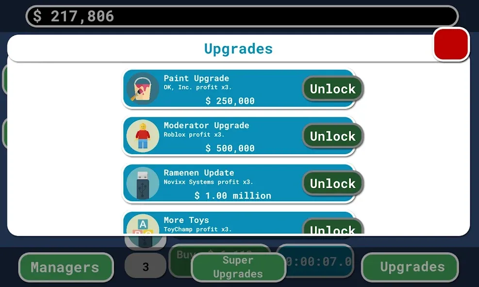 The Ok Clicker (Ди Ок Кликер) [МОД Mega Pack] Screenshot 3