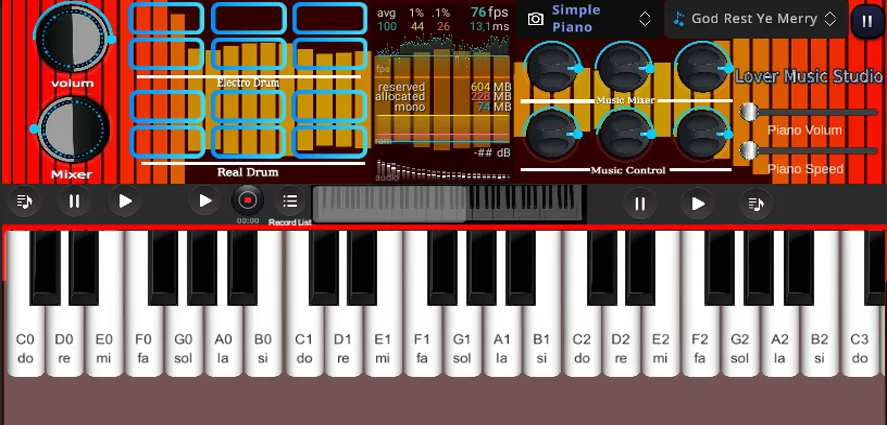 Org Piano:Real Piano Keyboard (Орг Пиано) [МОД Unlimited Money] Screenshot 4