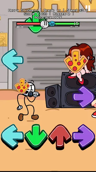 Music Battle Stickman Full mod (Музыка Бой Мод) [МОД Много денег] Screenshot 3