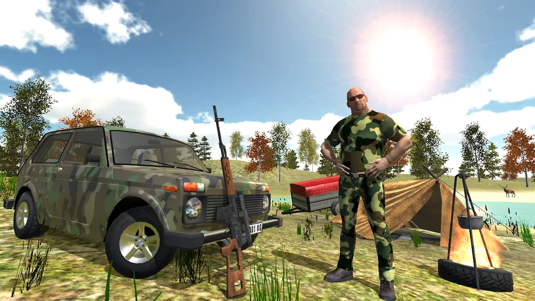 Hunting Simulator 4x4 [МОД Mega Pack] Screenshot 1