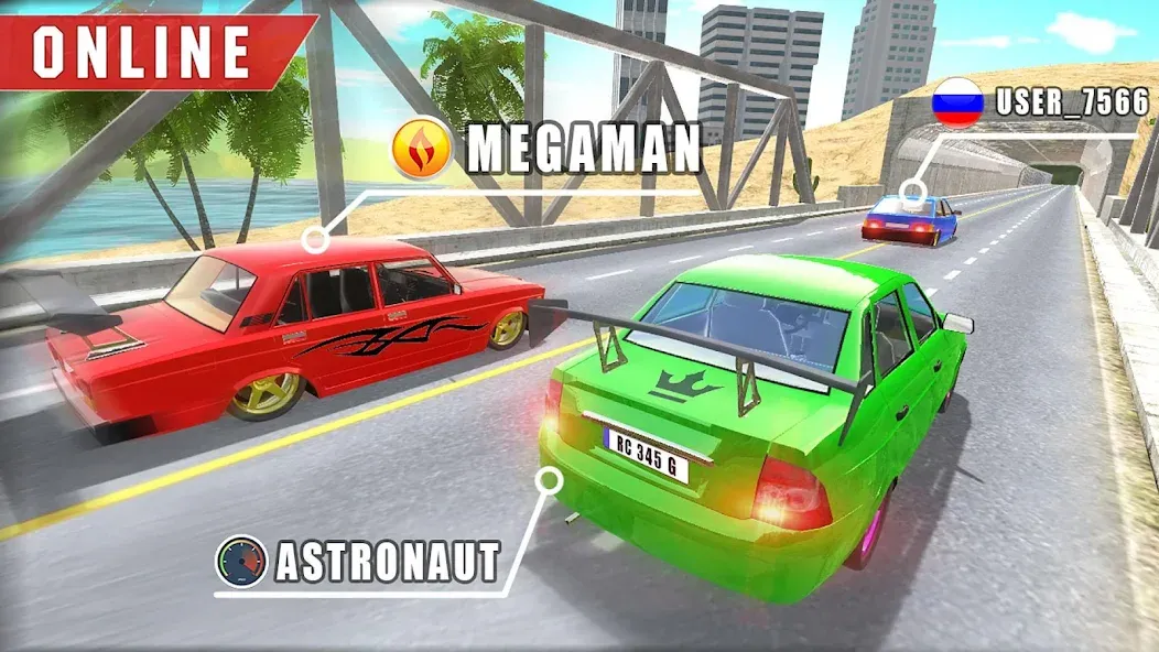 Real Cars Online Racing [МОД Меню] Screenshot 3