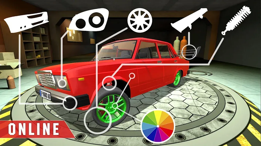 Real Cars Online Racing [МОД Меню] Screenshot 5