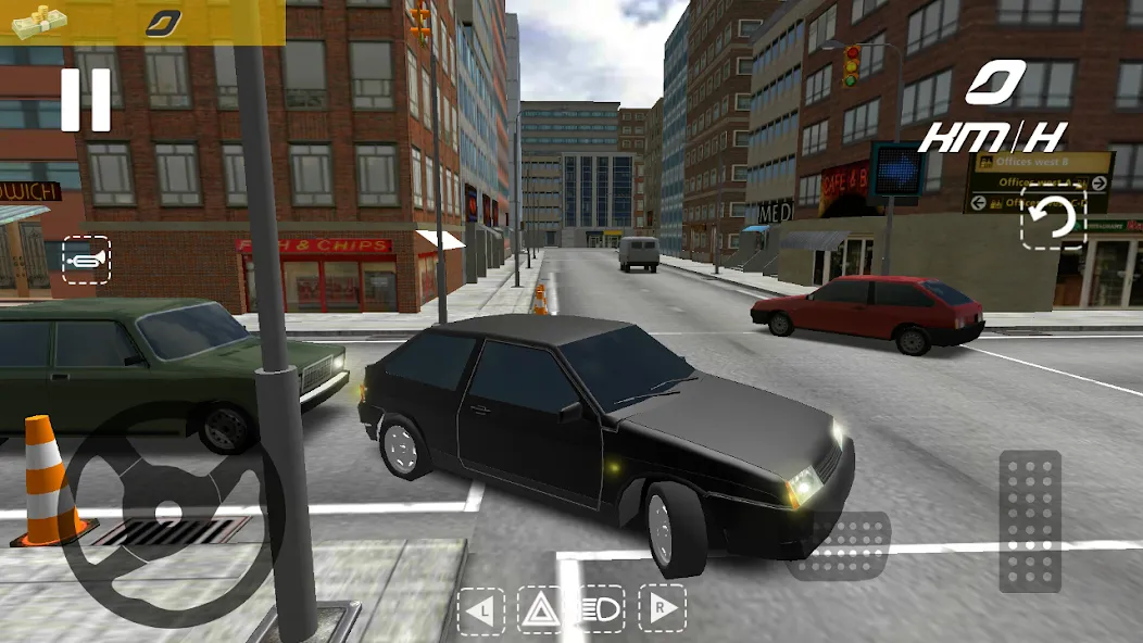 Russian Cars: 8 in City [МОД Бесконечные монеты] Screenshot 2