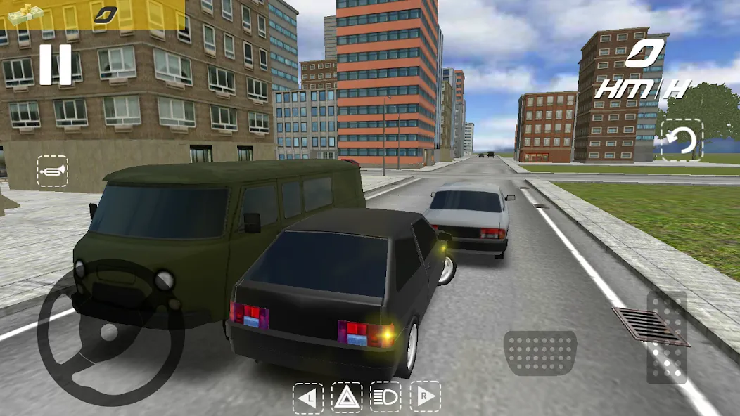 Russian Cars: 8 in City [МОД Бесконечные монеты] Screenshot 3