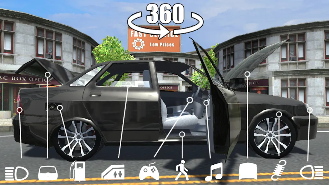 Russian Cars: Priorik 2 [МОД Бесконечные монеты] Screenshot 1