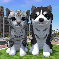 Скачать взлом Cute Cat And Puppy World (Кьют Кэт Энд Паппи Ворлд)  [МОД Меню]