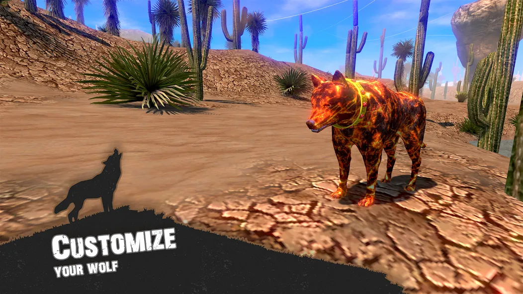 Wolf Simulator - Animal Games [МОД Mega Pack] Screenshot 2