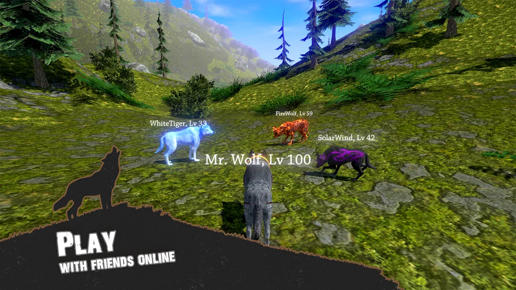 Wolf Simulator - Animal Games [МОД Mega Pack] Screenshot 3
