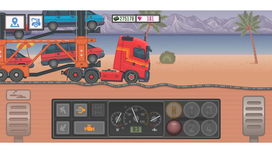 Trucker and Trucks [МОД Бесконечные монеты] Screenshot 4