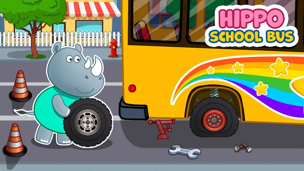 Kids School Bus Adventure [МОД Все открыто] Screenshot 4
