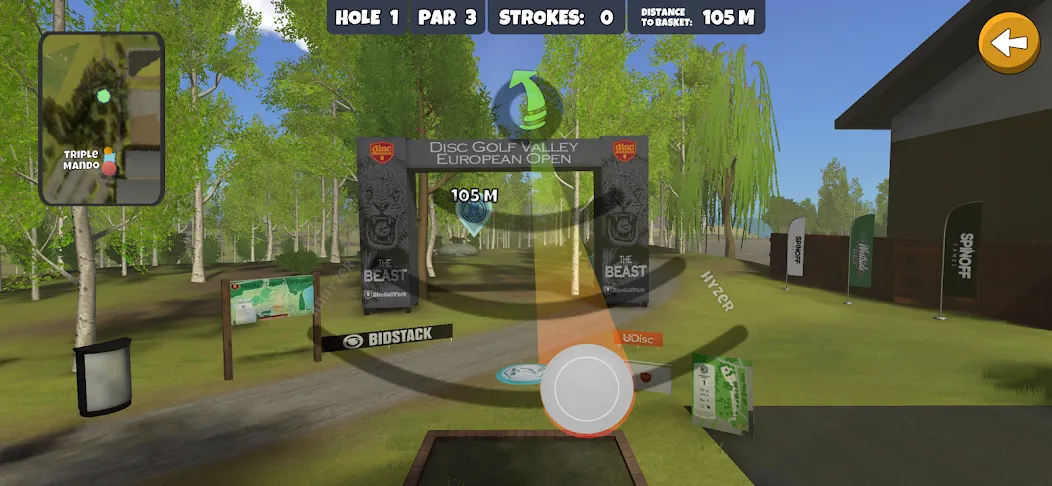 Disc Golf Valley (Диск Гольф Вэлли) [МОД Menu] Screenshot 1